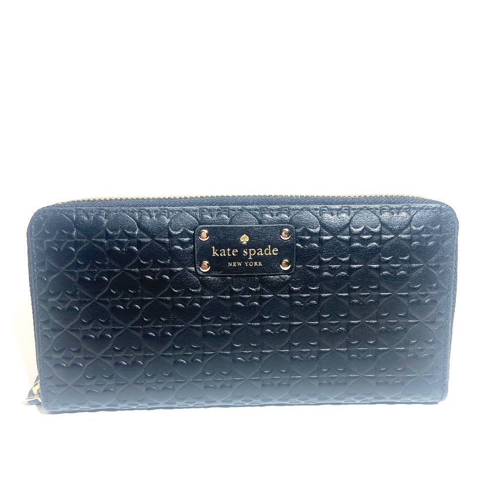 Kate Spade Neda Penn Place Embossed Wallet- Black